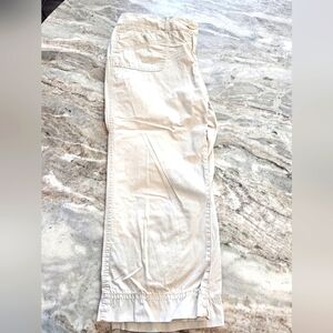 LOFT Petites Khaki Cargo Pants Size 8P Lightweight Utility Ankle